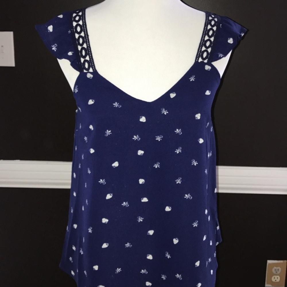 💙Navy Blue Blouse💙